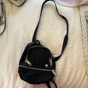 Mini Lululemon cross body backpack purse